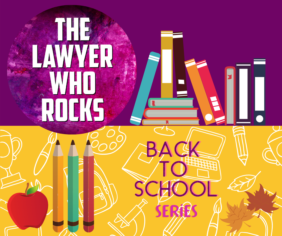 The Lawyer Who Rocks Back to School Series